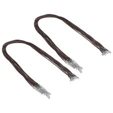 20Pcs 24" Waxed Necklace Cord 2mm Bracelet String Dark Purple