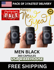 pack of 3 Men's Hair Growth In Glass Bottle/Total 360 Capsules Exp 10/2028