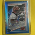 2025 Donruss Optic Tahj Brooks Blue (RAW)