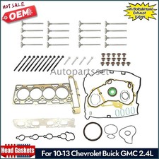 Head Gasket Intake Exhaust Valves Bolts Set For Chevy Equinox 2.4l 2010-2013