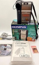 Olympus CAMEDIA C-211 Zoom 2.1MP Digital Camera Tested Works Box SmartMedia