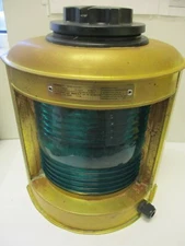 PERKO GREEN SIDELIGHT 1150-GE1-PLB, VISIBILITY ARC 112-1/2 DEG., 2 MILES VINTAGE