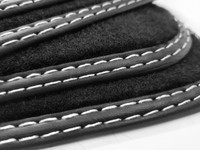 FußMatten Set FüR A4 8H Cabrio Hochwertige QualitäT Doppelnaht S-Line Velours