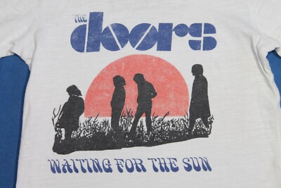 2017 Kids The Doors Shirt Psychedelic Rock Band White Baby Tee 6-9