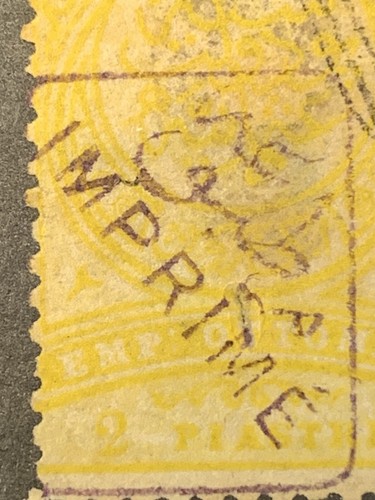 TURKEY STAMPS Scott #P13 USED. CV $550. (PLEASE READ) - Picture 3 of 4