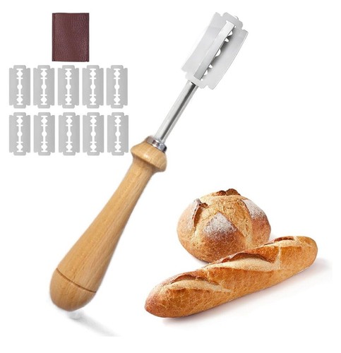 NEU Brot lahm mit Holzgriff und Klingen - Bild 4 von 4
