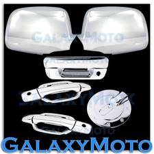 05-12 Chevy Coloradocanyon Chrome Mirror2 Door W.khtailgate Handlegas Cover