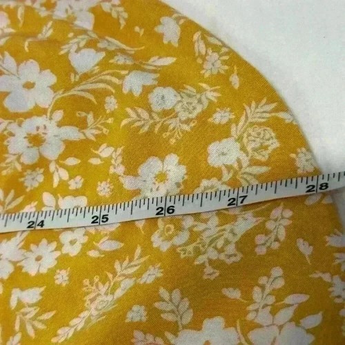 Abito da damigella Fashion Nova Babydoll giallo floreale fumè S Cottagecore Y2K - Foto 7 di 9