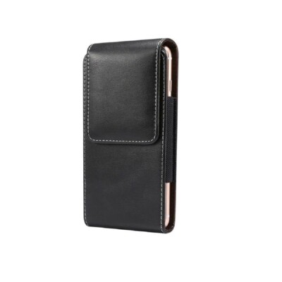 für HTC Wildfire E Lite (2020) Etui Vertikales Lederholster mit Gürtelschlaufe