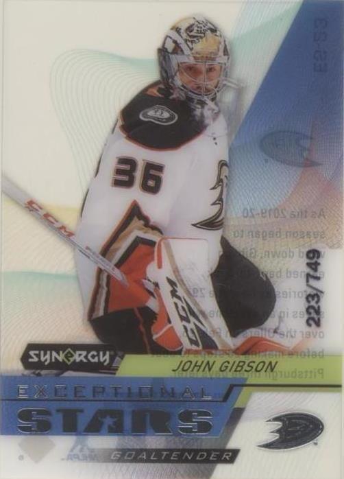 2020-21 Upper Deck Synergy - John Gibson #ES-23 - 1 of 1