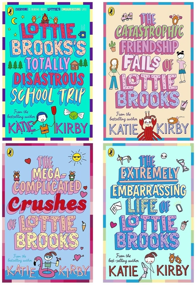 Lottie Brooks Books 1 - 4 Series Collection Set Pack by Katie Kirby BRAND NEW - Image 2 of 2