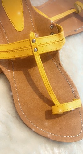 Kolhapuri Indian Ladies Sandals Footwear Summer Fashion Flats Shoes Chapal - Picture 3 of 3