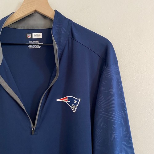 NFL Team Apparel Patriots Quarter Zip SIZE XXL - Picture 2 of 6