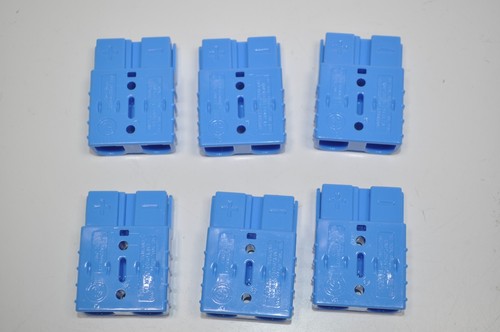 Menge 6 Anderson Power SB 50A 600v blau Akku Stecker Gehäuse nur - Bild 1 von 1