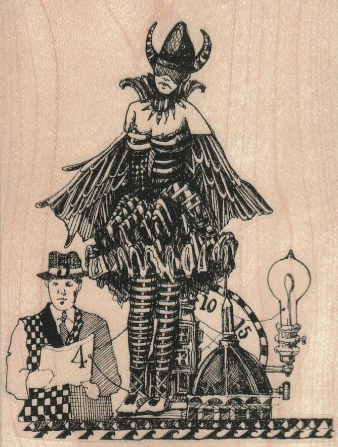 Whimsical Collage 3 1/2 x 4 1/2