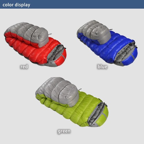 Oversized Mummy Goose Down Sleeping Bag Winter Down Sleeping Bag Very Warm - Picture 23 of 35