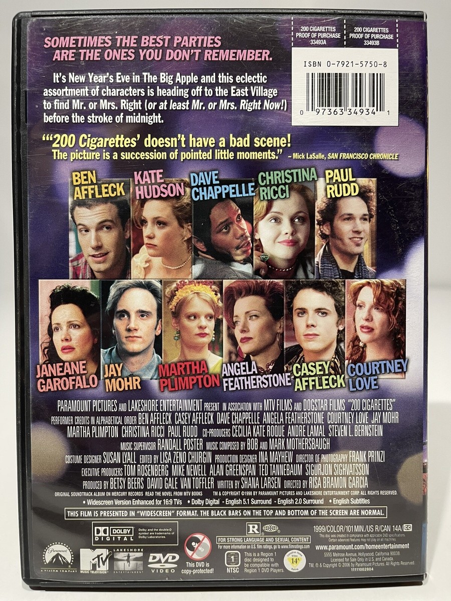 200 cigarettes movie dvd 200 Cigarettes (DVD, 1999) 97363349341| eBay