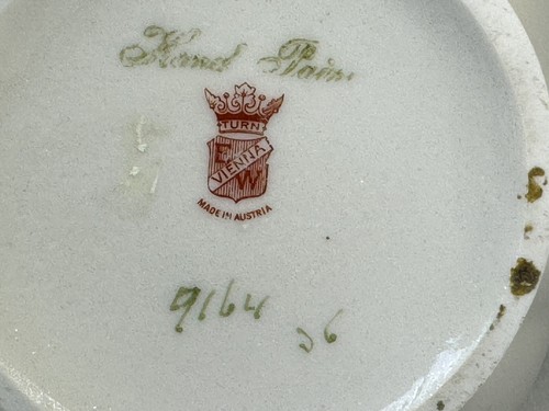 c1900 Ernst Wahliss Turn Vienna #9164 12" Lavender w/Chrysanthemum CHOCOLATE POT - Picture 13 of 14