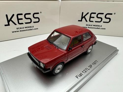 Kess 1/43 Fiat 127L 3P 1977 rot #111 - Bild 1 von 8