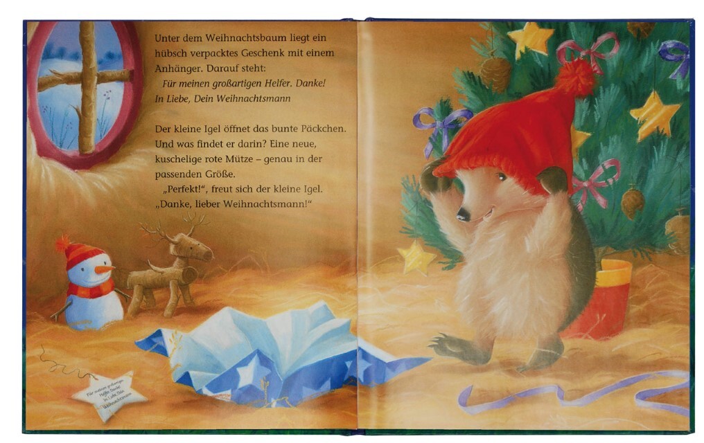 Thumbnail - Der Kleine Igel Und Der Weihnachtsschlitten M. Christina Butler