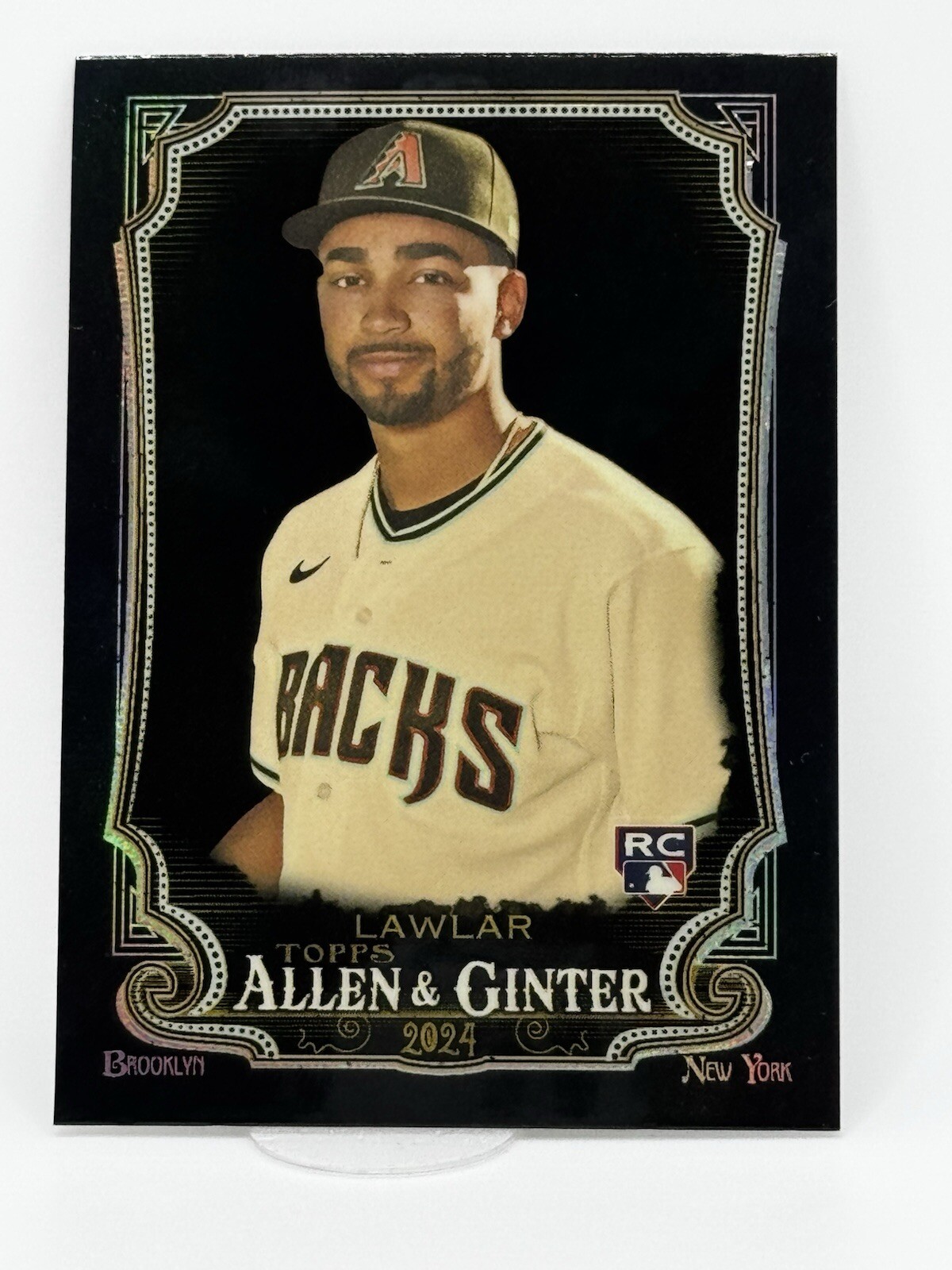 2024 Topps Allen & Ginter X 🔥CHROME🔥 #99 JORDAN LAWLAR RC Rookie Diamondbacks