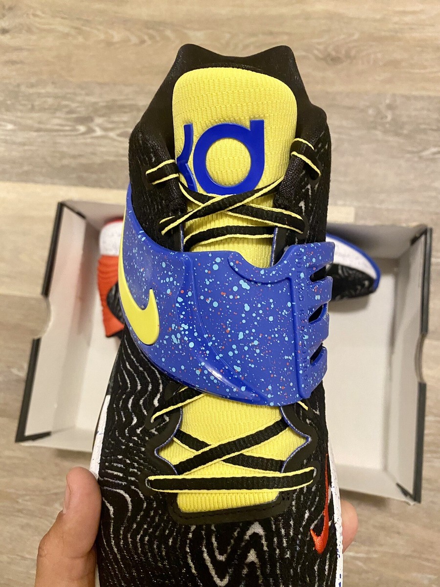 Nike KD 14 'Pop Art' Black Fusion Red Yellow Strike Blue CW3935
