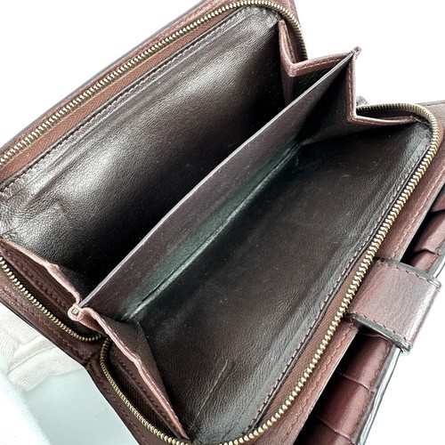 Bottega Veneta Intrecciato Lambskin Bifold Round Zip Authentic - Picture 6 of 13