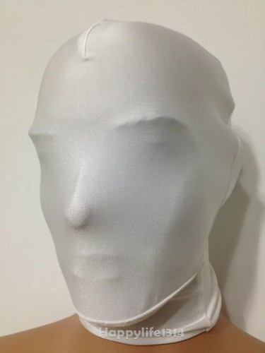 Halloween Party Unisex Spandex Zentai Costume Mask/Hood Back Zipper - Picture 7 of 9