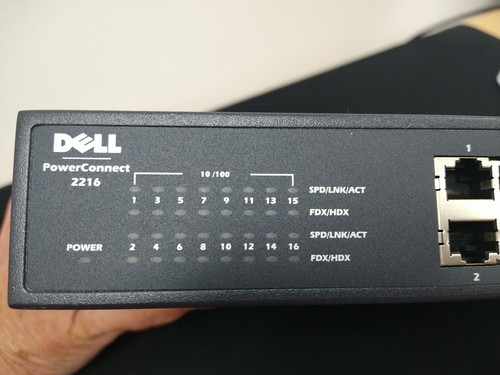 DELL PowerConnect 2216 16-Port Switch, NEW, NO PSU - Picture 7 of 9