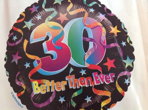 30th better than ever birthday foil balloon #11751 F1A