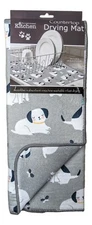 DOG PATCH Microfiber Countertop Dish Drying Mat, Machine Washable by Kay Dee