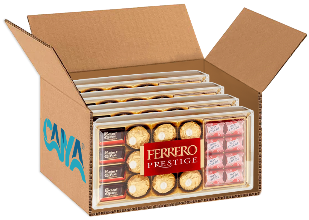 4X Ferrero Prestige con Pocket Coffee Rocher Mon Cheri Praline Cioccolato 246g