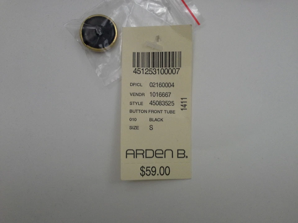 Mameluco de bolsillo Arden B negro satinado S M nuevo con etiquetas era 59,99    Foto 3 de 4