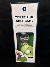 Toilet Golf Game Potty Putter Mini Golf Game White Elephant Gift Gag Gift New