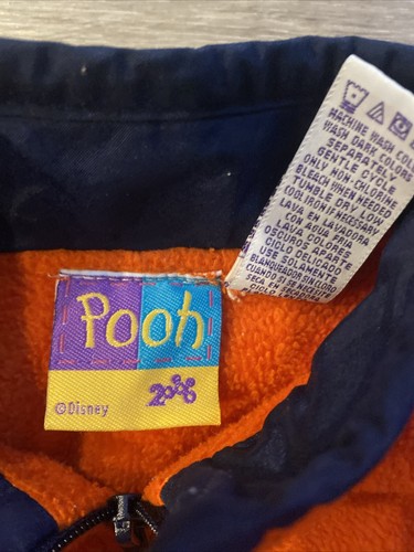 Winnie Pooh And Tigger Disney Store Pullover Fleece Sweatshirt Sz 4 -2006 - Picture 4 of 9