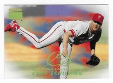 1999 Skybox Premium Curt Schilling Philadelphia Phillies Baseball Card #20