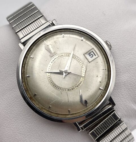 Vintage 1971 Hamilton Electronic 5001 Transistorized Dynotron Watch - Picture 3 of 8