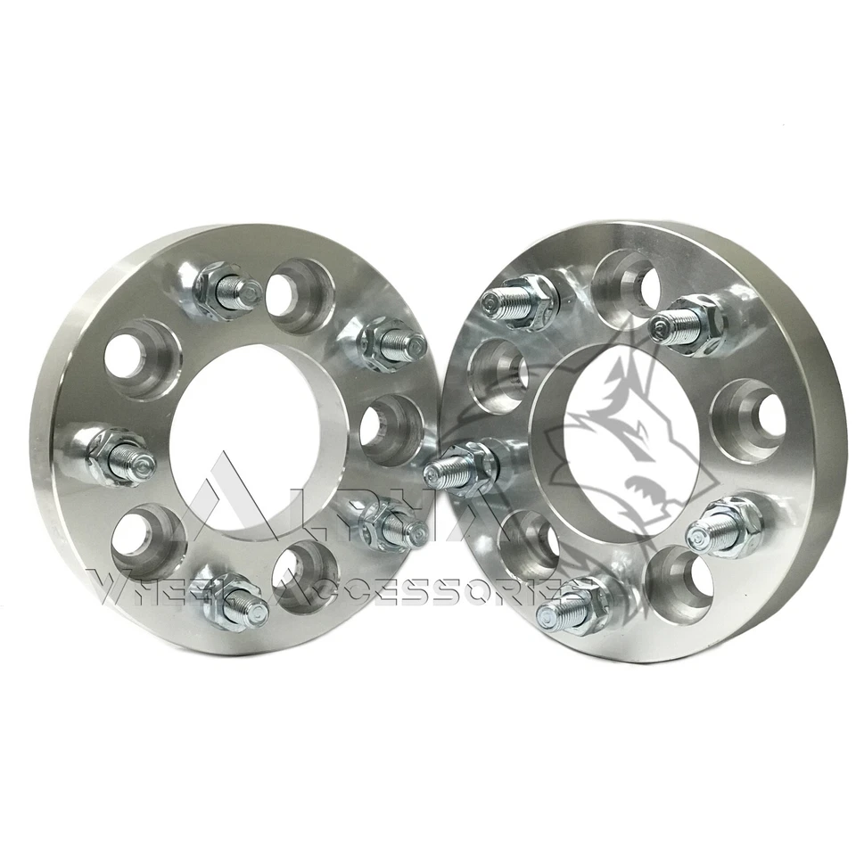 4Pc 5x4.5 To 5x4.75 Wheel Adapters 1" (25mm) Thick 12x1.5 Studs 5x114.3 To 5x120 - Image 4 of 4