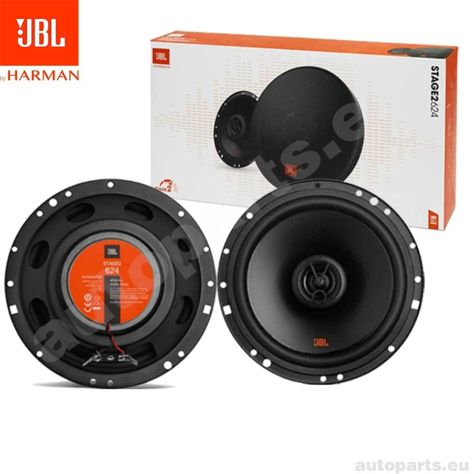 Enceintes JBL Stage2 624 Pour Voiture 16,5Cm 240W Pour FIAT VARI MODÈLES - Photo 1/4