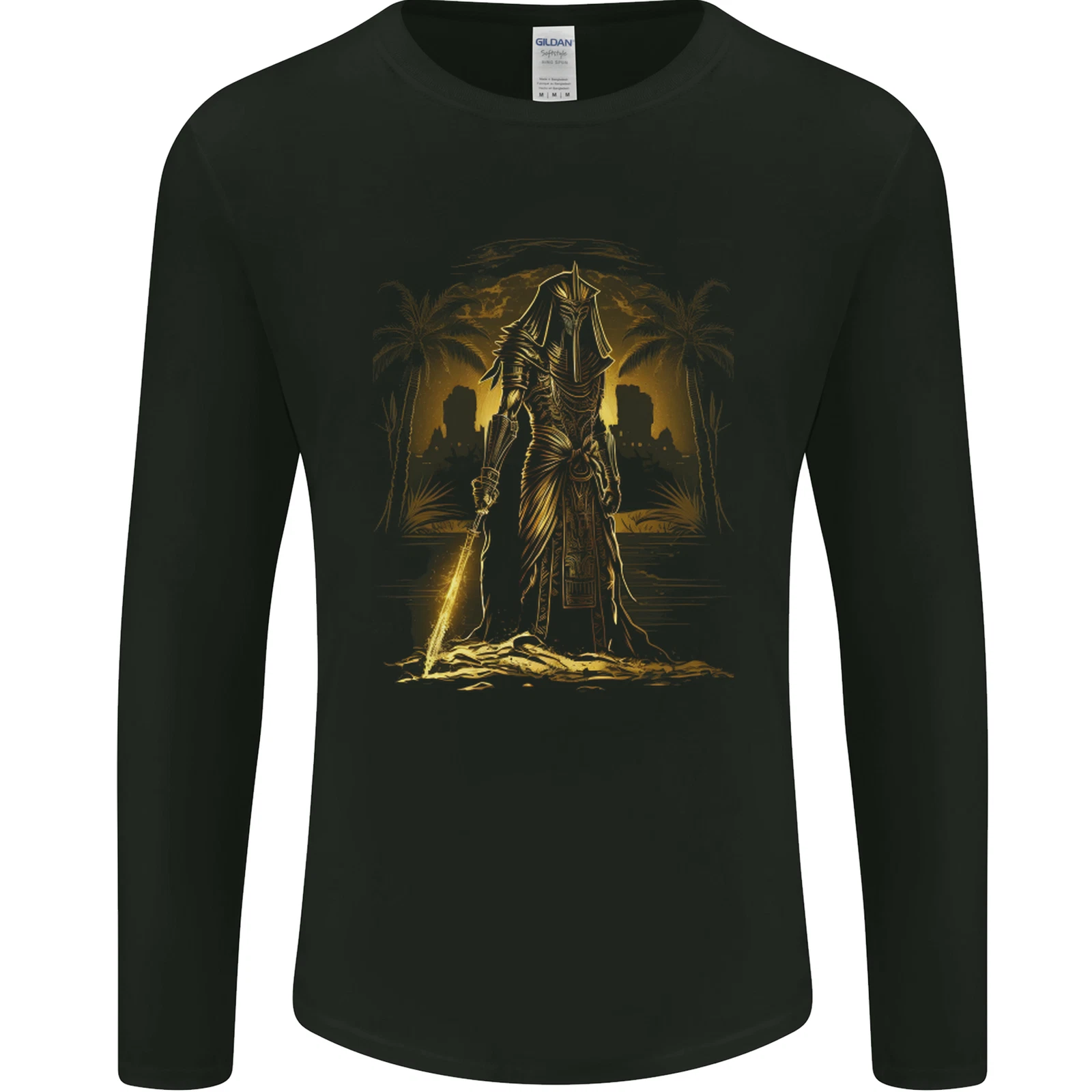 T shirt à manches longues homme fantaisie Pharaon suprême de la mort