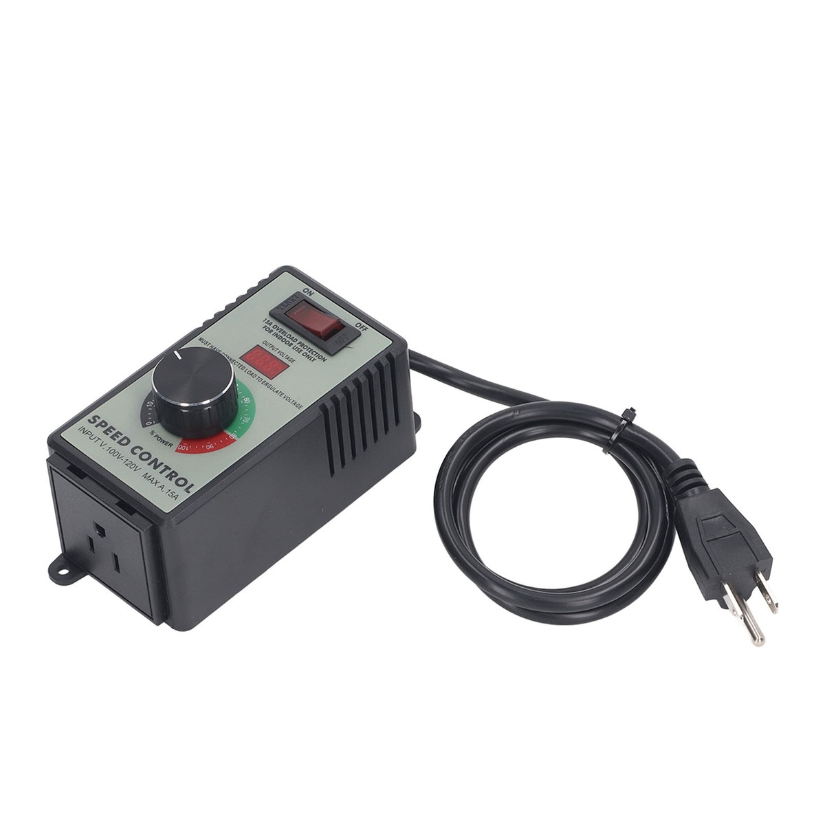 AC 220V Motor Speed Controller - 2000W Stepless Variable Switch For Fans, Pumps & More