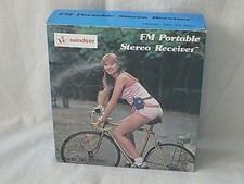 Vintage Windsor FM Portable Stereo Receiver Model ST-1650 Complete in Box