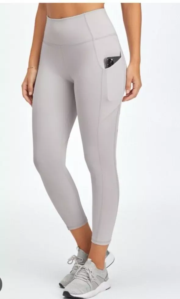 fabletics oasis pureluxe high-waisted 7/8 soft off white leggings