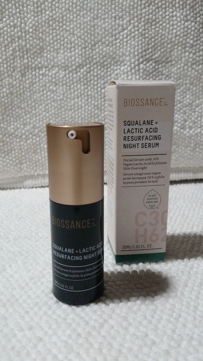 Squalane + Lactic Acid Resurfacing Night Serum