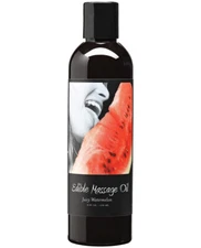 Earthly Body Edible Massage Oil Juicy Watermelon Flavored - 8 oz