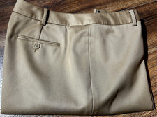 Brooks Brothers Women  s Pants Size 14 Tan Caroline Fit Dress Pants Fully Lined