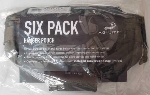 Agilite Six Pack Hanger pouch Ranger Green - Brand New NR