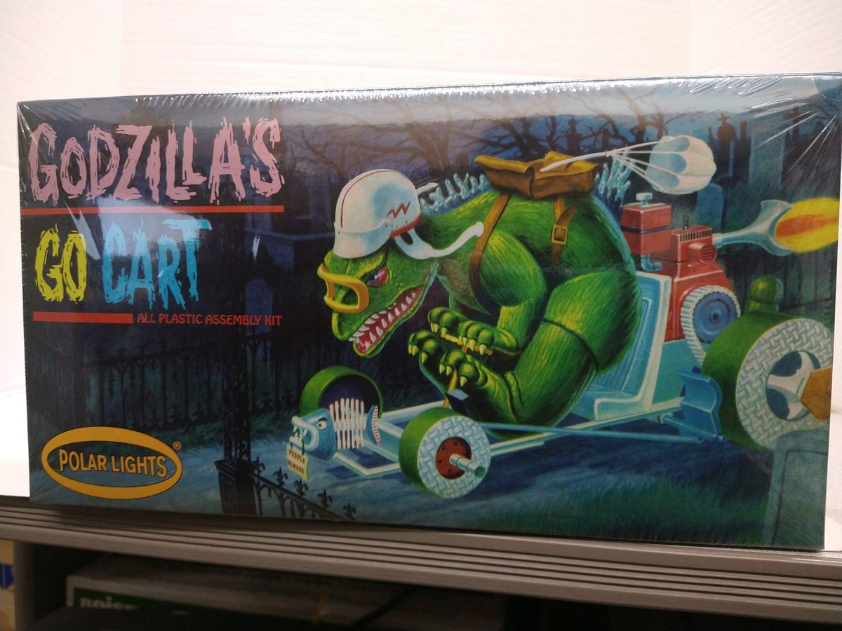 POLAR LIGHTS 987/12 GODZILLA'S GO CART MODEL KIT--9 1/2” long 63