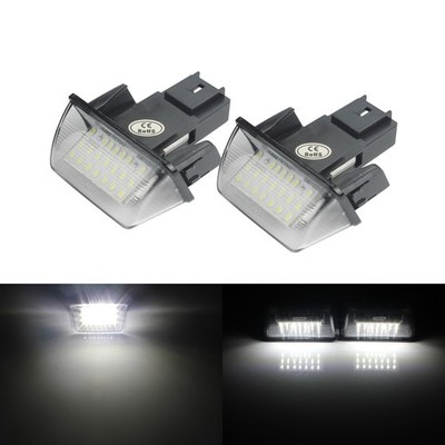 2x Canbus LED Kennzeichen Beleuchtung leuchte 6340 A3 Für Peugeot 206 Citroën C3