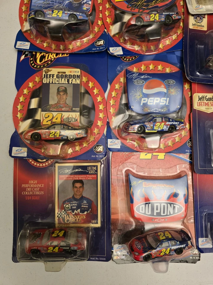 23 Piece Jeff Gordon Lot WINNERS CIRCLE Collection Die-Cast Cars NASCAR - Image 2 of 4